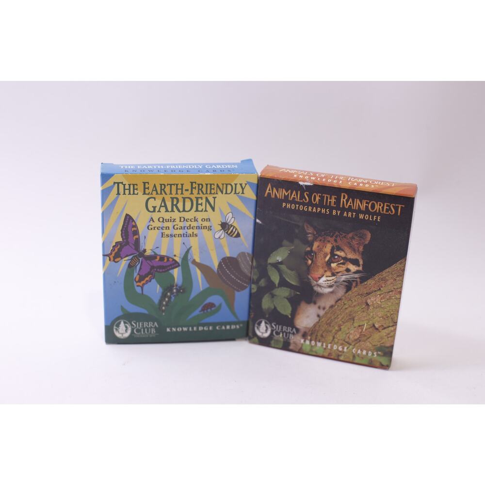 Garden, Animals of the Rainforest, Knowledge Cards, Sierra Club ~ 251112-WH 139